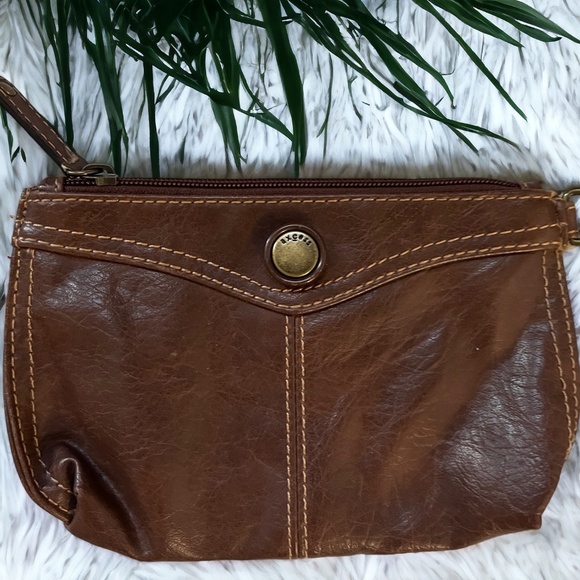 Axcess by Liz Claiborne - Small Brown Wristlet - Picture 2 of 5